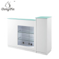 good quality white salon reception desk for nail salon shop